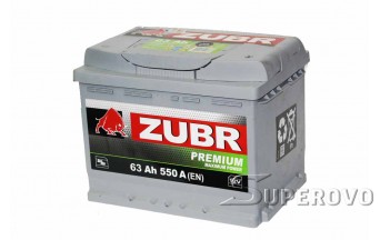 Купить аккумулятор автомобильный  Zubr Premium (63А/ч) в Березе